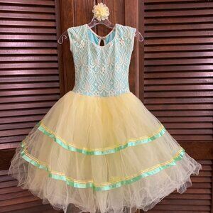 Revolution Dancewear "BRAND NEW DAY" Costume (#21636) Sz child LG